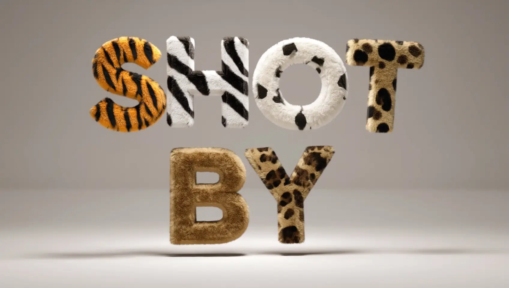 3D Animal Fonts