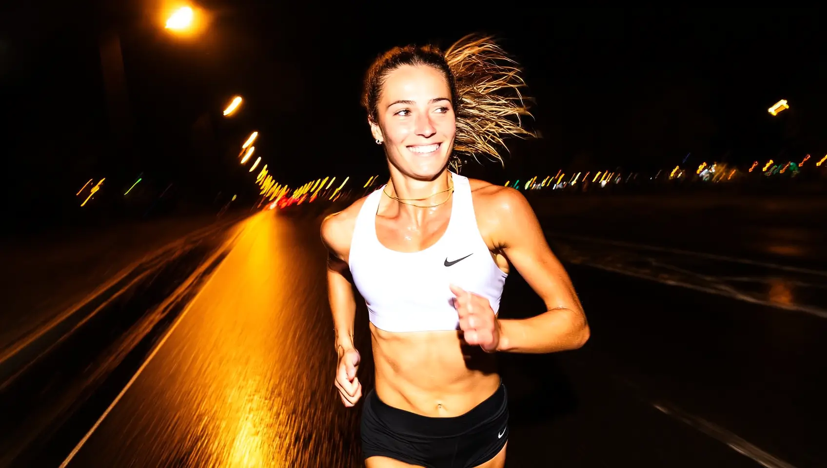 Girls running